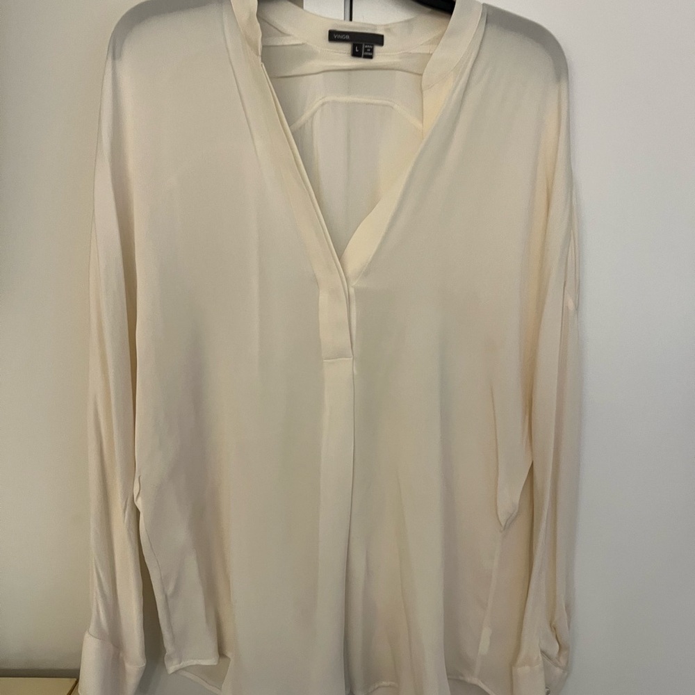 Vince Cream Blouse